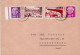 SAAR 1957  LETTER SENT FROM HOMBURG TO OBERBEXBACH - Storia Postale