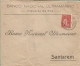 BANCO NACIONAL ULTRAMARINO , 1922 , Commercial Cover From Figueira Da Foz To Santarém , Ceres Stamp - Portugal