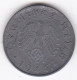 10 Reichspfennig 1944 G KARLSRUHE En Zinc - 10 Reichspfennig