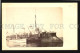 Massena French Battleship Military In Uruguay Port Real Photo RPPC Postcard 1902 - Uruguay