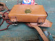 Delcampe - Ancienne Lampe Frontale Cuir Vintage Mazda Militaire Armée Suisse ? - Equipement