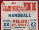 Handball World Championship Bordeaux France Poster - Handball