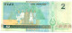 FIDJI ,Réserve Bank 2 Dollar (2002 ) ELISABETH II   # 104   . NEUF - Figi