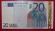 20 EURO R030B1 Draghi Netherlands Serie P39 Perfect UNC - 20 Euro