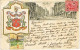 NEWCASTLE-ON-TYNE-ENGLAND - Postcard  Circulated 1903 -Blason Gauffré -Road -Boat - Newcastle-upon-Tyne