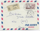 FRANCE EVIAN 85FR SEUL LETTRE REC AVION POSTE AUX ARMEES 8.12.1959 A.F.N. - Guerra D'Algeria