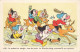 CONTES - Les Sept Nains Partant Au Secours De Blanche Neige -  Carte Postale Ancienne - Fairy Tales, Popular Stories & Legends