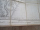 Delcampe - M45 Grande Carte Toilée Avec Emboitage D'origine Narbonne 160 Format Environs 84 X60 - Geographische Kaarten