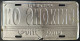 Plaque Métal -   CALIFORNIA  NO  SMOKING - De 1992  Made In USA - Andere & Zonder Classificatie