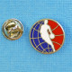 1 PIN'S // ** LOGO / NBA DEPUIS 1969 / NATIONAL BASKETBALL LEAGUE ** . (© 1989 NBAP BY Peter David INC) - Basketball