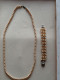 Alta Bigiotteria Vintage,anni "60-Set Collana/Bracciale In Perle - Necklaces/Chains