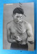 Boksen Bokser Boxeur Boxing Boxer  " ROMBOUTS A.  "  Fotokaart Photo HALLEUX Berchem - Boxeo