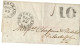 (R116) USA - Black  Postal Markings New Orlean Dec 22 - 10 Cents Due - Philadelphia 1847. - …-1845 Prefilatelia