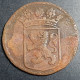 Netherlands East Indies VOC Holland Indonesia 1 One Duit 1730 Rosette Mintmark - Indonésie