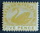 West Australié Queen Victoria   Yvert 74  MH--Hinged--Scharnier - Neufs