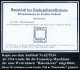 BÜRO / SCHREIBGERÄTE / SCHREIBMASCHINE - OFFICE / TYPEWRITER / WRITING UTENSILS - ARTICLES DE BUREAU / MACHINE A ECRIRE  - Autres