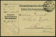 KGF-POST I.WELTKRIEG (1914-18) - P.O.W. MAIL WORLD WAR I (1914-18) - PRISONNIERS DE GUERRE MONDIAL I (1914-18) - POSTA D - Croix-Rouge
