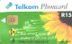 South Africa:Used Phonecard, Telkom, R 15, Puzzle Card, 2000 - Puzzle