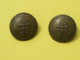 @ 2 Boutons EQUIPAGES DE LA FLOTTE. Marine Française, 1856 Jusqu'a 1914.23mms. TW&W @ - Buttons