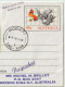 Aerogramme With ATM Frama Stamp Darwin (Posted At Sea) From Hobart, Sent To Darwin 1986. Rare-Scarce - Luchtpostbladen