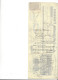 1896 SUPERBE LITHOGRAPHIE MANDAT A ORDRE TISSAGES MECANIQUES De COTONNADES Giraud Fr. Roanne > Martigny Les Bains Vosges - 1800 – 1899