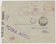 ITALIE / ITALY - 1941 Censored Cover FromGenova To Oslo - Illustrated Franking Machine Mark (Samarengo) - Macchine Per Obliterare (EMA)