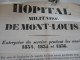 M45 Affiche Placard ¨Pyrénées Orientales Hôpital Militaire De Mont Louis 1833 Soumissions Pour Les Marché 46X54 Environs - Posters