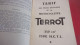 Catalogue 1951 TARIF DES PIECES DETACHEES  Cycles Motocyclettes "TERROT"  DIJON  TYPE 350 CM3 HCTL - Motor Bikes