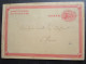 Chine Carte Peinte Entier Postal Post Imperial Cpa - Chine