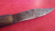 ANCIEN COUTEAU BEL ETAT SANS MARQUE APPARENTE CORNE FORGE TRAVAIL COUTELIER THIERS ? LAME 10 TOTAL 22 CM - Armi Bianche