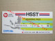 JAPAN AIR LINES 1986 EXPO 86 AIRPLANE BOARDING PASS HSST JAPAN SECTION ( 2 ) - Cartes D'embarquement