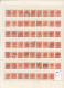 Delcampe - ETUDE OBLITéRATIONS ET NUANCES TIMBRES COURANTS ELISABETH II UNE COLLECTION DE 1844 TIMBRES OBLITéRéS  1970-80 - Feuilles, Planches  Et Multiples