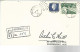 52056 ) Cover Canada Registered Postmark - Einschreibemarken