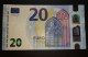 Spain 20VA V001-A1 UNC  Draghi  Signature - 20 Euro