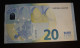 Spain 20VA V001-A1 UNC  Draghi  Signature - 20 Euro