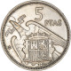 Monnaie, Espagne, Caudillo And Regent, 5 Pesetas, 1974, TTB+, Cupro-nickel - 5 Pesetas