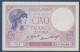 5 Francs  Violet   Du  1 - 12 - 1932 - 5 F 1917-1940 ''Violet''