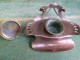 Delcampe - Ancien Encrier Cuivre Art Nouveau Ges.Gesch - Inkwells