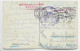 HELVETIA SUISSE CARD BELGIQUE OSTENDE TO MONTE CARLO MONACO VIA GENEVE SUISSE HELVETIA PRISONNIER - Postmarks