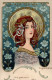 Jugendstil Frau I-II Art Nouveau - Non Classés