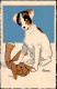 Renaudin, E. Hund Mit Teddy I-II (keine AK-Einteilung) Chien - Non Classificati
