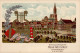 Sängerfest Strassburg III. Elsass-Lothringer Musik-Wettstreit 1910 Offizielle Postkarte I-II - Musik Und Musikanten