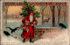 Weihnachtsmann Mit Spielzeug Fröhliche Weihnachten 1901 (RS Fleckig) Pere Noel Noel Jouet - Other & Unclassified