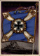 WK II Fahnen Und Standarten Karte Marine Sign. Gottfried Klein Wehrmacht I-II (VS/RS Fleckig) - Weltkrieg 1939-45