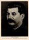 WK II Tschechische Propaganda-Karte Josef Stalin Ca. 1945 - Personaggi