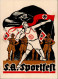 FRANKFURT/Main WK II - S.A.SPORTFEST (gedruckt In Frankfurt/Main) Künstlerkarte Sign. Germ.ROTH 1931! I Selten! - Guerre 1939-45