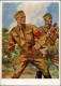 WK II SA Soldaten Künstlerkarte Sign. Eber, E. I-II - Guerre 1939-45