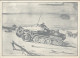 Panzer WK II Sign. Liebscher Künstlerkarte I-II (Ecke Gestaucht) Réservoir - Guerre 1939-45