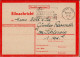 Feldpost WK II Eilnachrichten-Karte Lebenszeichen Rot Wien 18.11.1944 An Einen Oberleutnant Zur See ...bombengeschädigt  - Guerra 1939-45