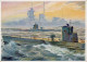 U-Boot Wehrmacht-Postkarte Sign. Blossfeld I-II - Sous-marins